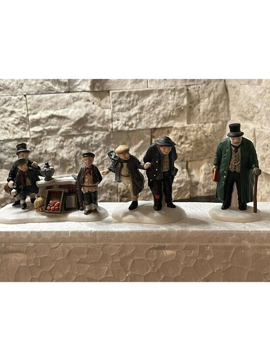 Department 56 Other - Dept 56 Oliver Twist Heritage Village Set Of 3 Porcelain Figurines #5554-9